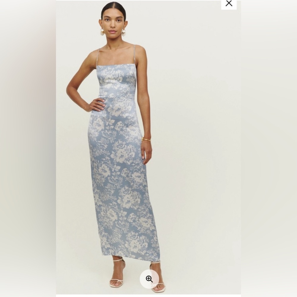 Reformation Frankie Silk Dress